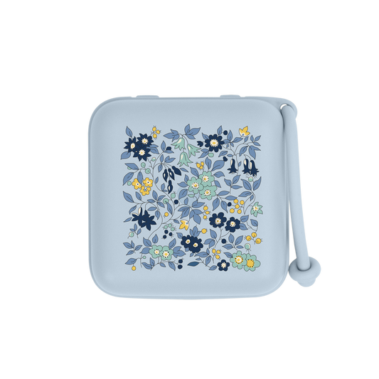 BIBS x LIBERTY Pacifier Box - Chamomile Lawn Baby Blue