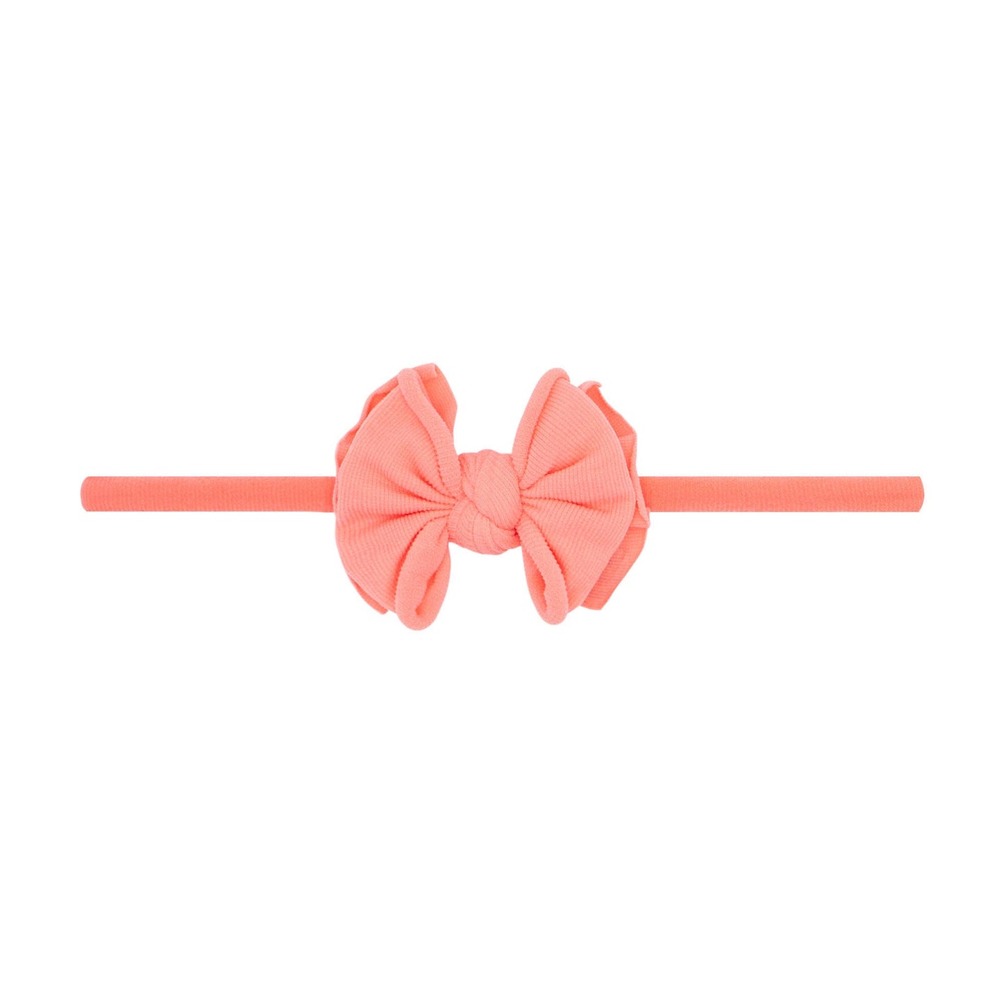 Baby Bling® Baby FAB® Skinny soft nylon bow headband