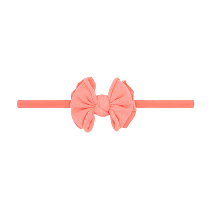 Baby Bling® Baby FAB® Skinny soft nylon bow headband