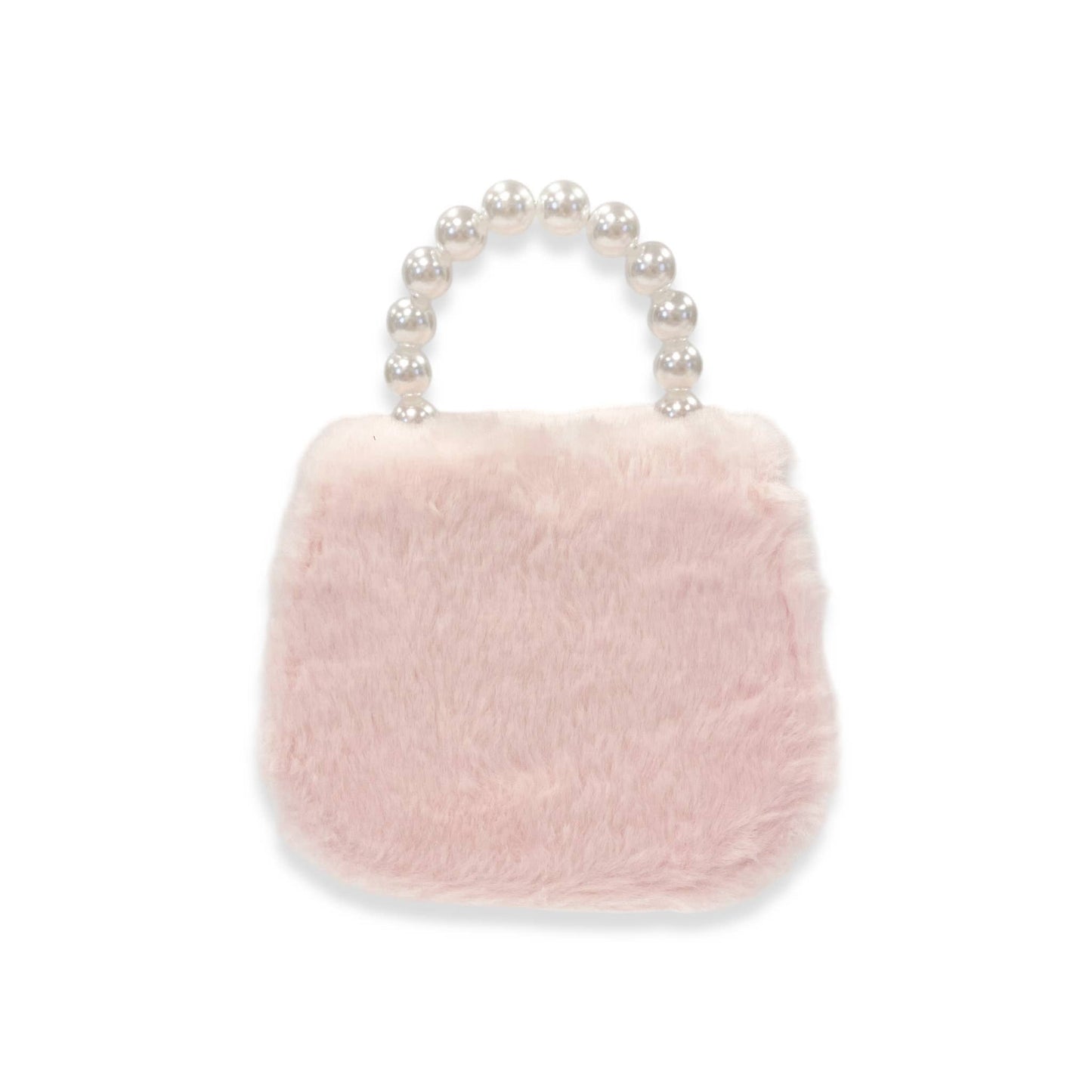 DOE A DEAR -  Mesh Bow Furry Purse