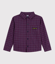 PETIT BATEAU - Boy LS Check Shirt