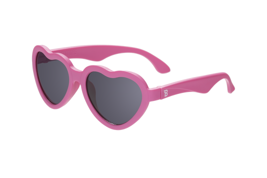 BABIATORS - Original Hearts Kid and Baby Sunglasses  Valentines Pink