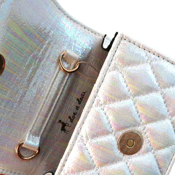 DOE A DEAR -  Mermaid Shiny Quilted Purse