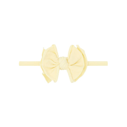 Baby Bling® Baby FAB® Skinny soft nylon bow headband