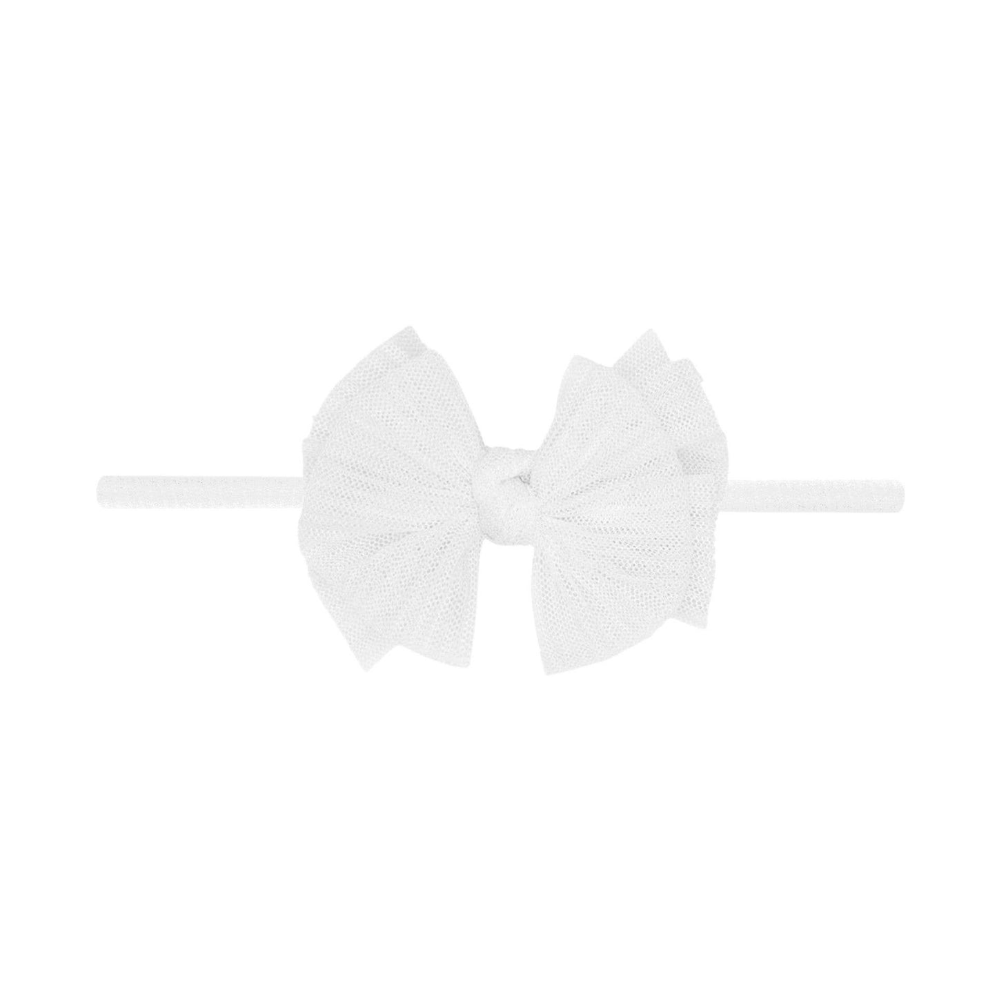 Baby Bling® Tulle Baby FAB® Skinny soft tulle bow headband
