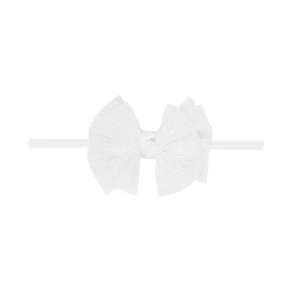 Baby Bling® Tulle Baby FAB® Skinny soft tulle bow headband