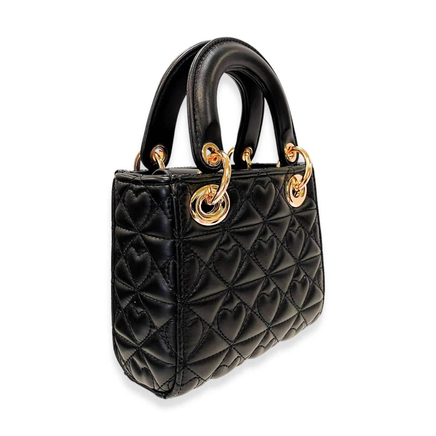 DOE A DEAR - Heart-Quilted Bag