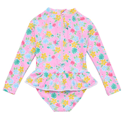 SNAPPER ROCK - Buttercup Bloom Skirt Surf Suit