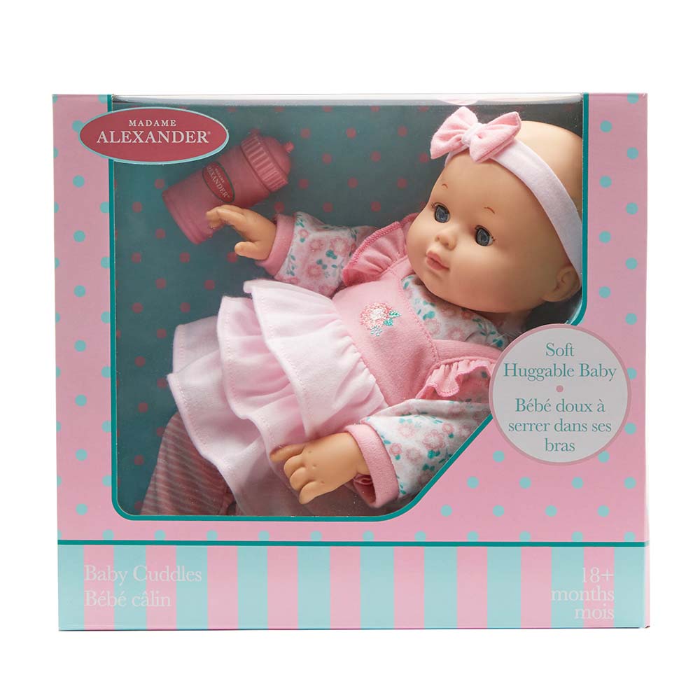 MADAME ALEXANDER - Baby Cuddles Pink Floral Light Skin Tone