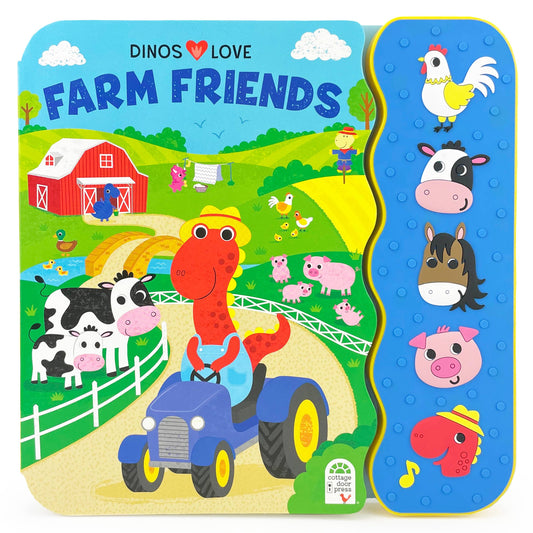 Dinos Love Farm Friends Dinosaur & Farm Sound Book