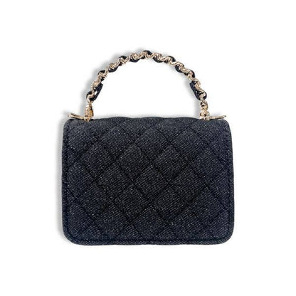 DOE A DEAR -  Sparkly Denim Quilted Purse