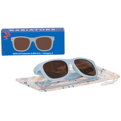 Baby Blue with Amber Lens Navigator Baby & Kids Sunglasses