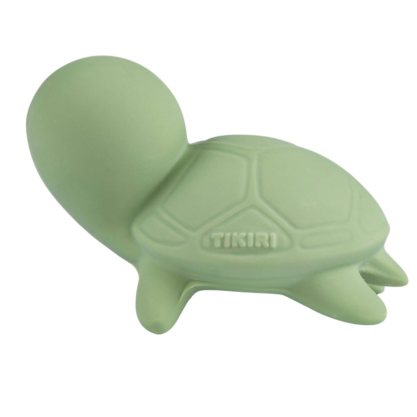 Turtle Natural Organic Rubber Teether, Rattle & Bath Toy