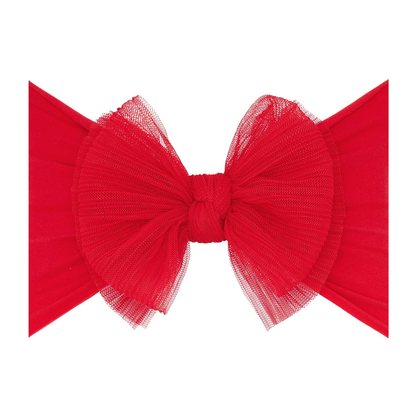 Baby Bling® Tulle FAB® soft nylon headband with tulle bow