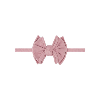 Baby Bling® Baby FAB® Skinny soft nylon bow headband