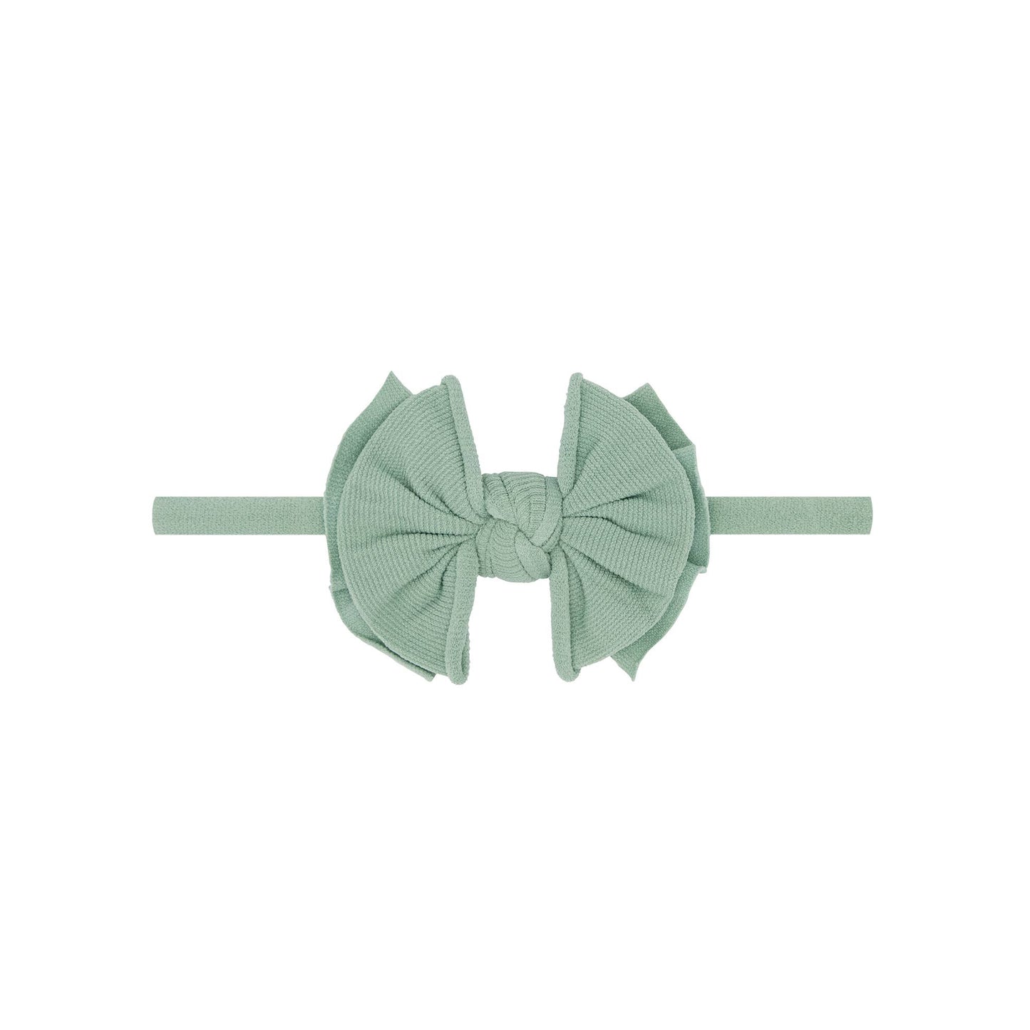 Baby Bling® Baby FAB® Skinny soft nylon bow headband
