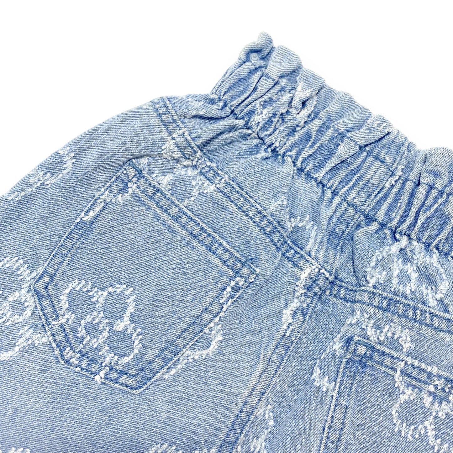 DOE A DEAR - Floral Denim Shorts