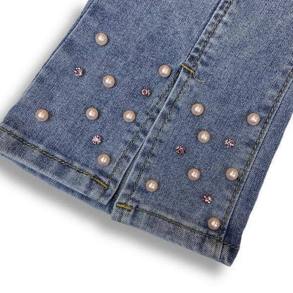 DOE A DEAR -  Embellished Flare Jeans