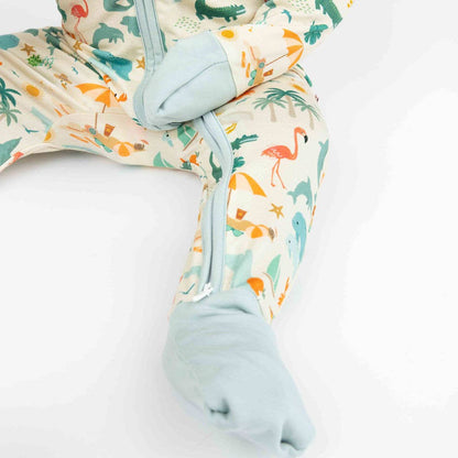 EMERSON & FRIENDS - Explore Florida Souvenir Bamboo Convertible Baby Pajamas