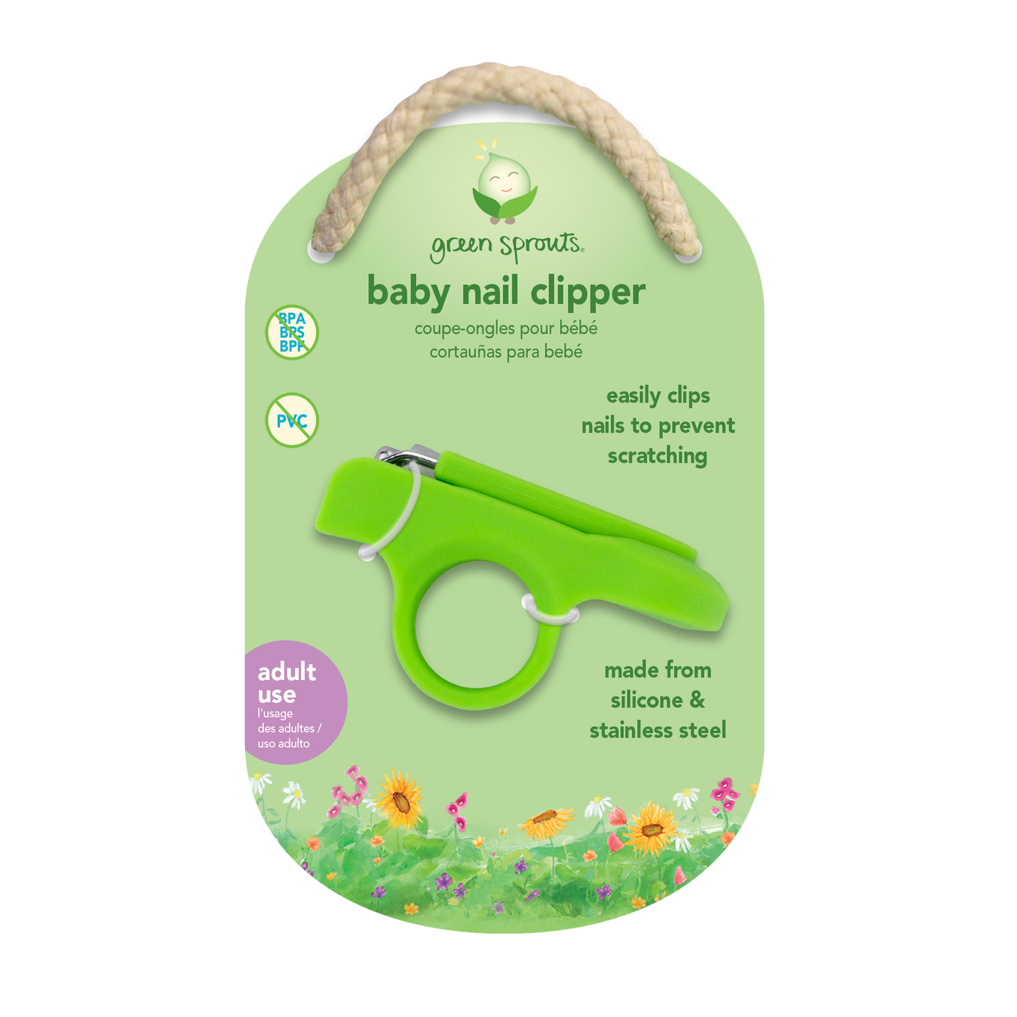 GREEN SPROUTS - Baby Nail Clipper made from Silicone