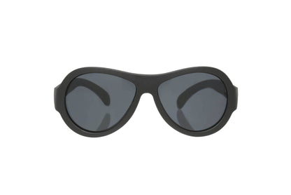 BABIATORS - Jet Black Baby and Kid Aviator Kids Sunglasses