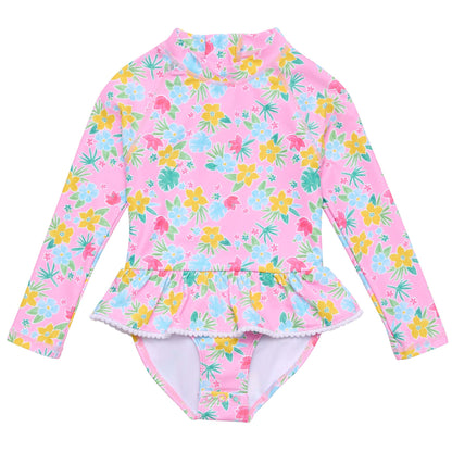 SNAPPER ROCK - Buttercup Bloom Skirt Surf Suit