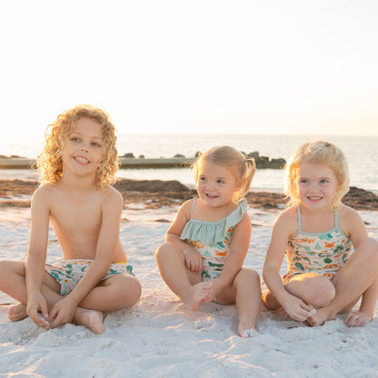 EMERSON & FRIENDS - Explore Florida Boys Swim Trunks