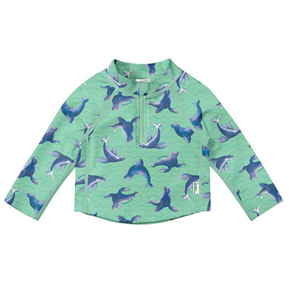 GREEN SPROUTS - Long Sleeve Zip Rashguard Shirt