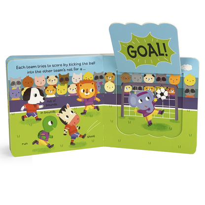 Let's Play Soccer Lift-a-Flap Sports Board Book