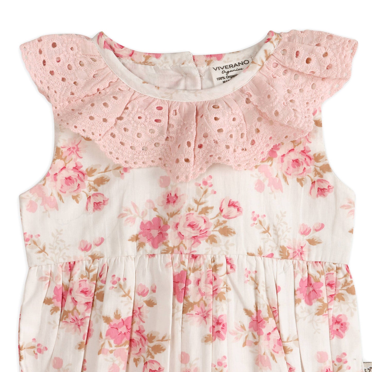 Nova Floral Baby Romper + Headband (Organic)