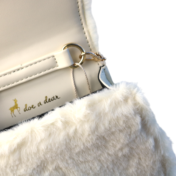 DOE A DEAR -  Butterfly Furry Purse