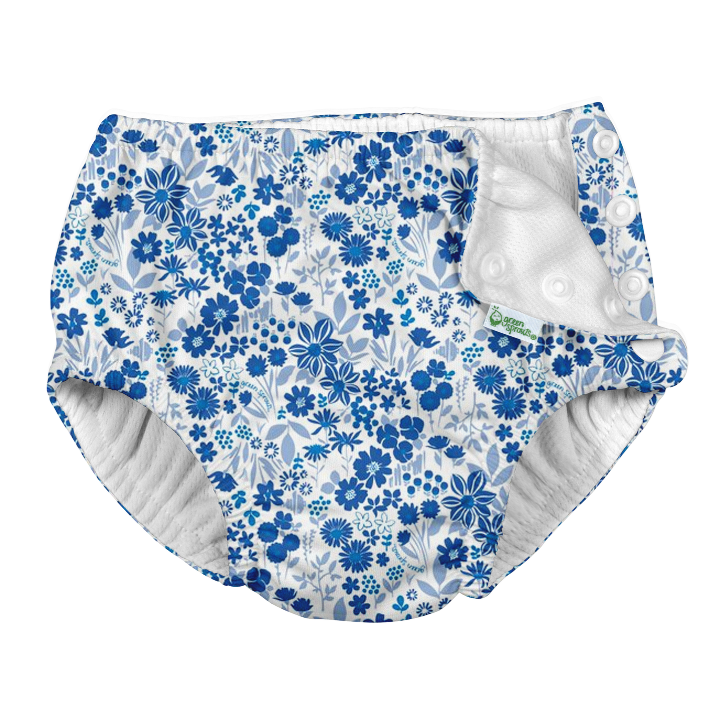 Snap Reusable Absorbent Swimsuit Diaper - Fresh Prints