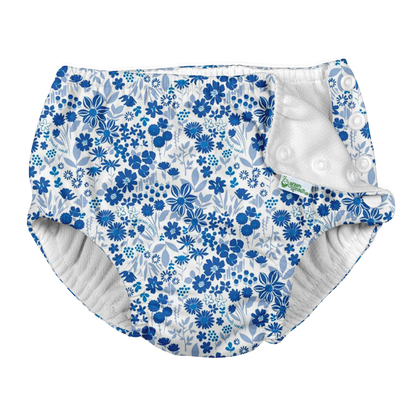 Snap Reusable Absorbent Swimsuit Diaper - Fresh Prints