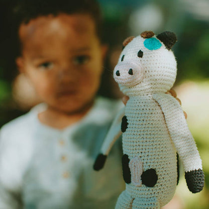 Plush Farm Animal - Cuddly Cow