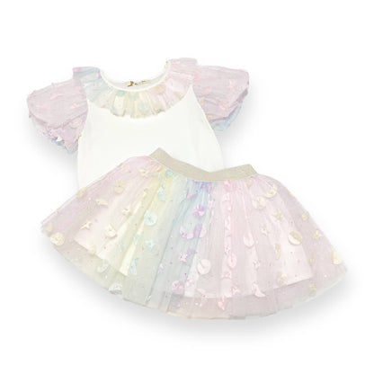 DOE A DEAR -  Moon & Star Embellished Tutu