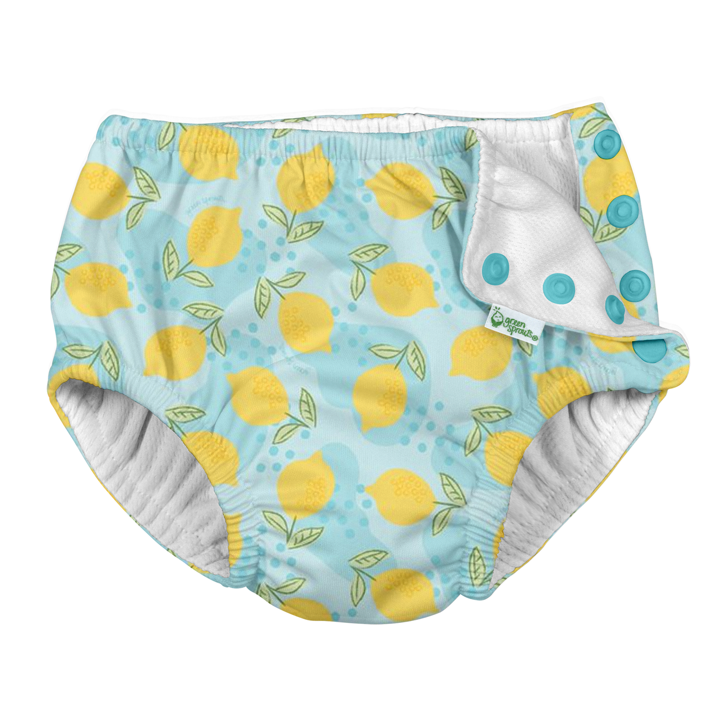 Snap Reusable Absorbent Swimsuit Diaper - Fresh Prints