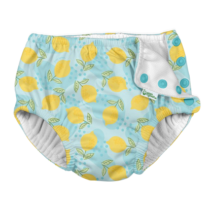 Snap Reusable Absorbent Swimsuit Diaper - Fresh Prints