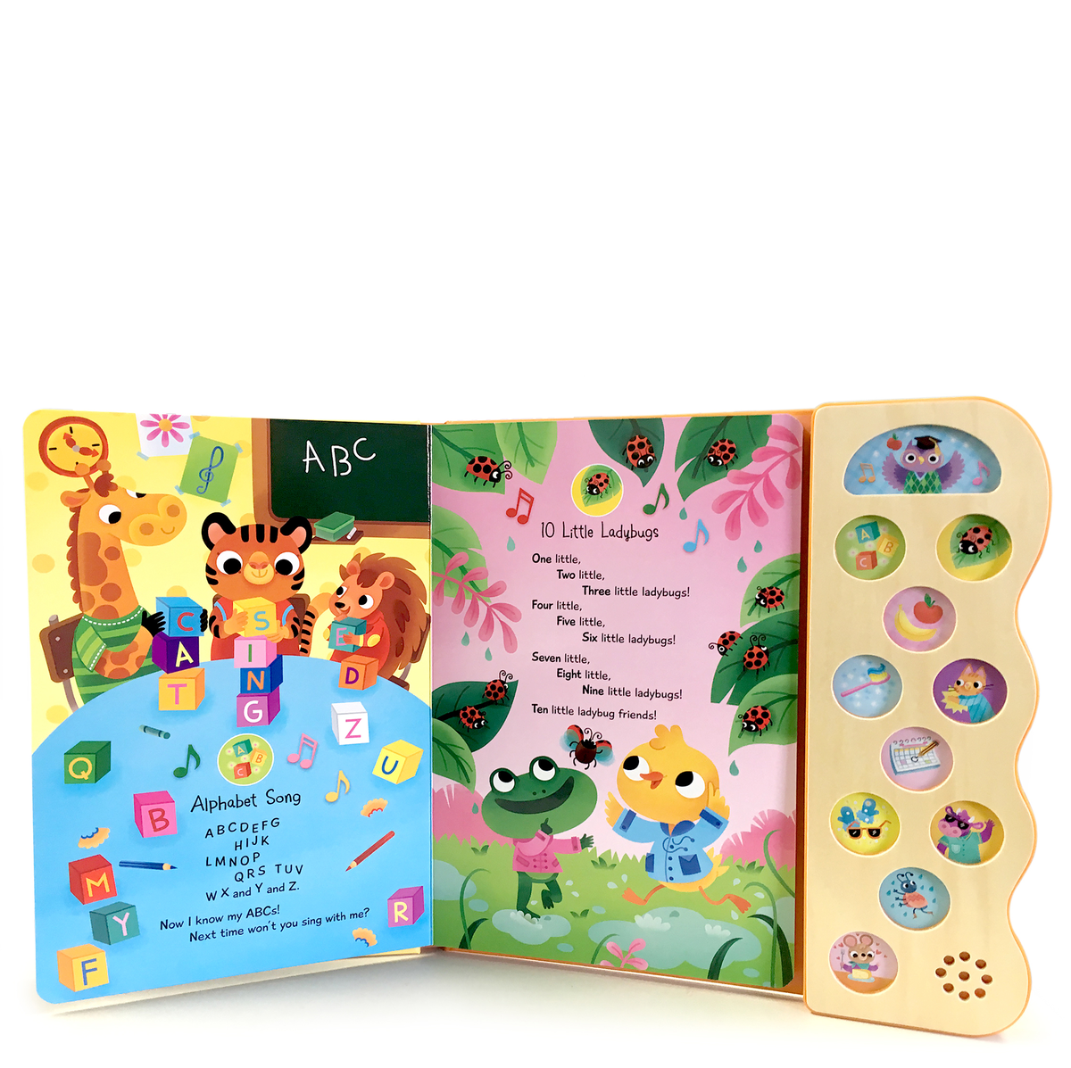 ABC and 123 Learning Songs Book