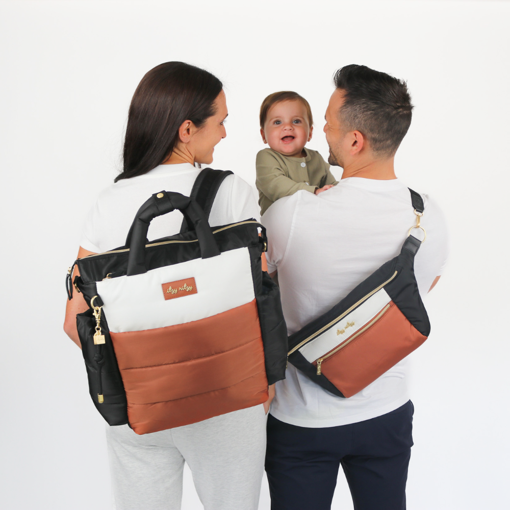 ITZY RITZY - Dream Convertible™ Coffee & Cream Diaper Bag