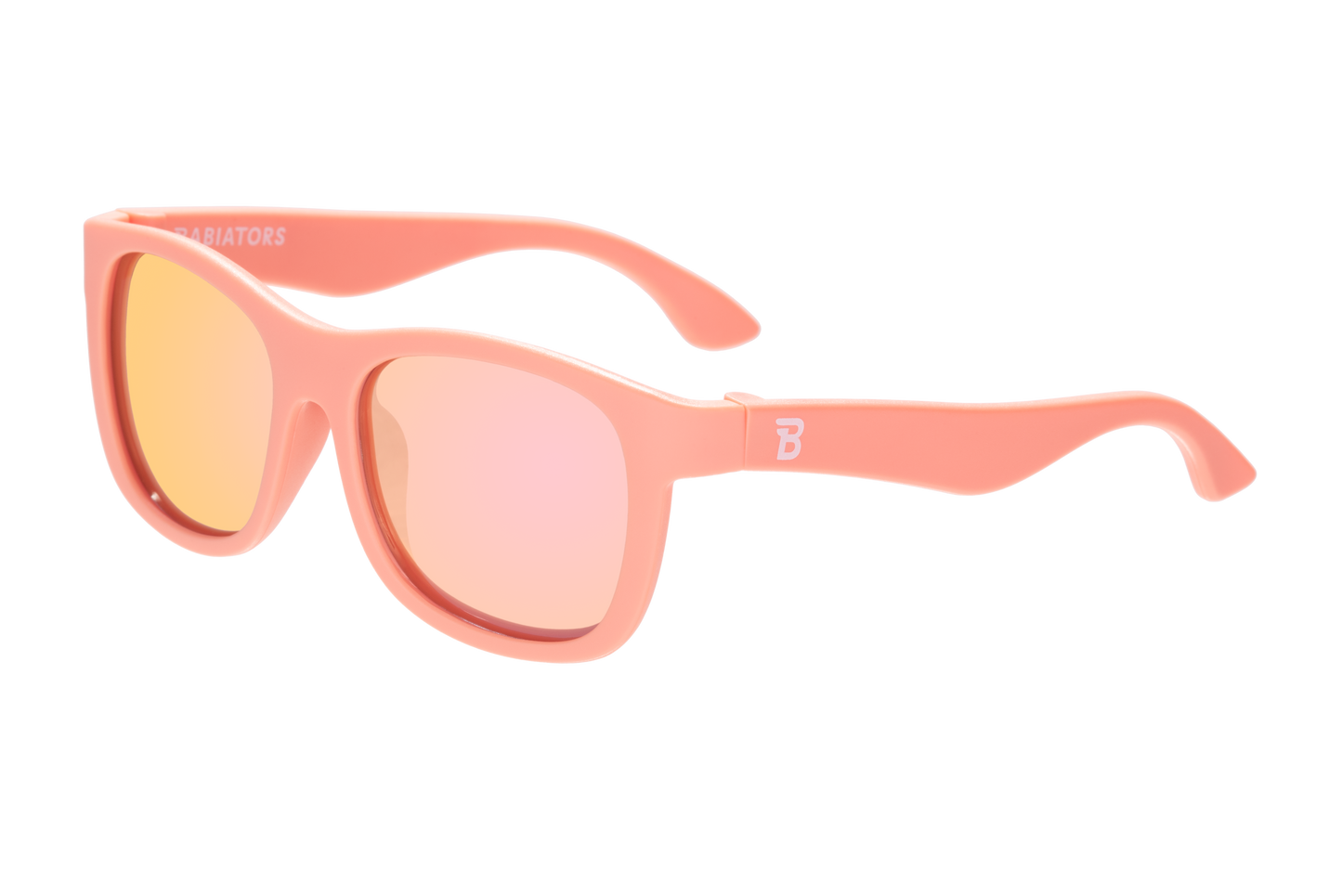 Perfect Papaya Polarized Kid Sunglasses w/ Peach Mirror Lens