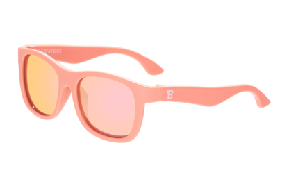 Perfect Papaya Polarized Kid Sunglasses w/ Peach Mirror Lens