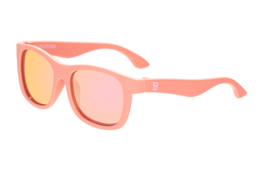 Perfect Papaya Polarized Kid Sunglasses w/ Peach Mirror Lens