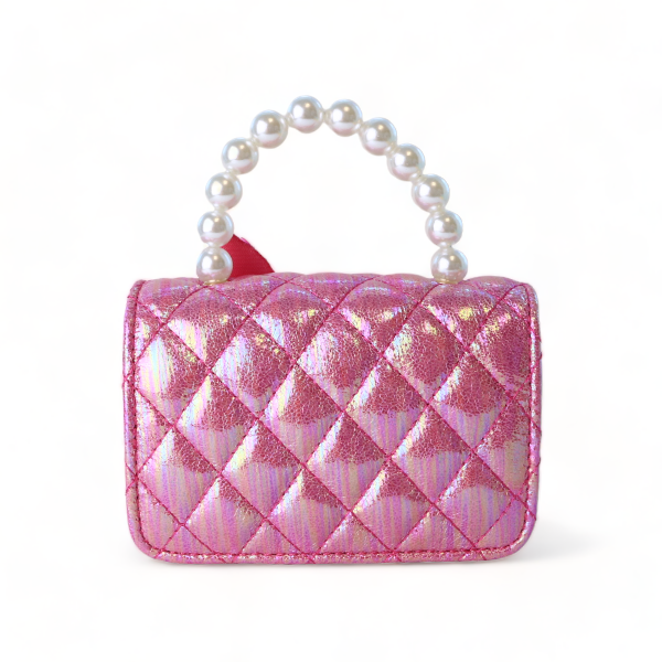 DOE A DEAR -  Mermaid Shiny Quilted Purse