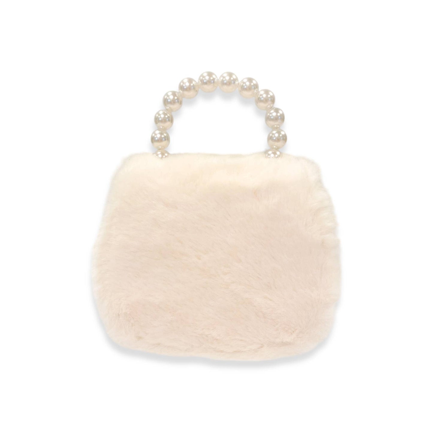 DOE A DEAR -  Mesh Bow Furry Purse