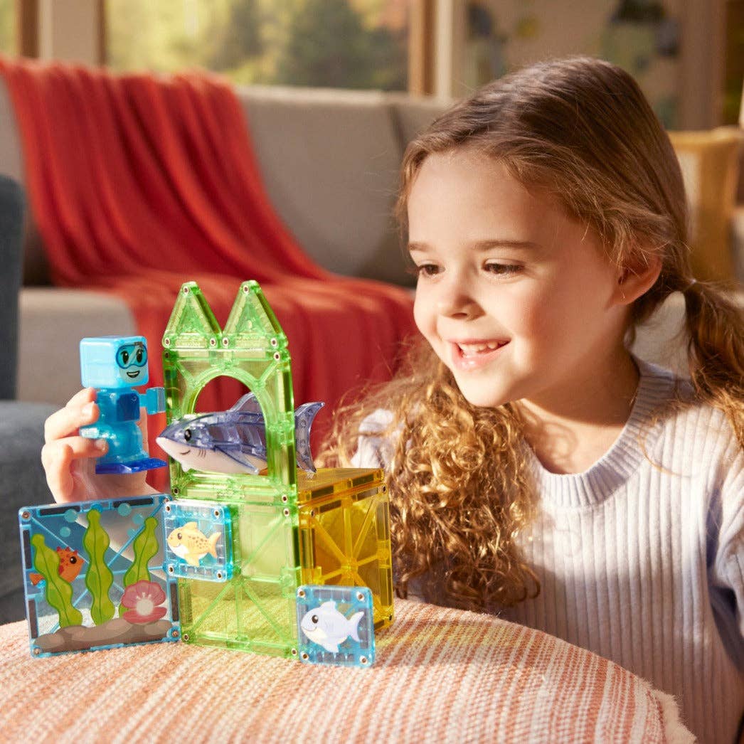 MAGNA-TILES - Shark Dive 13 Piece Set