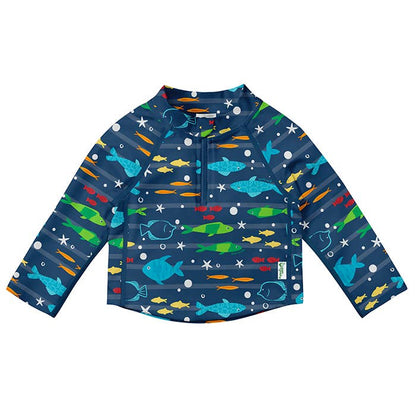 GREEN SPROUTS - Long Sleeve Zip Rashguard Shirt