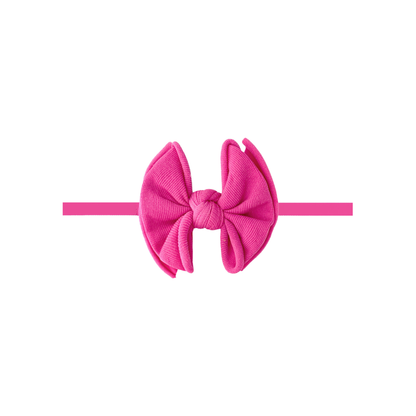 Baby Bling® Baby FAB® Skinny soft nylon bow headband