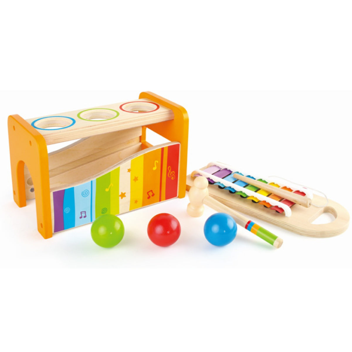 HAPE - Pound and Tap Bench Toddler Musical Toy with Xylophone