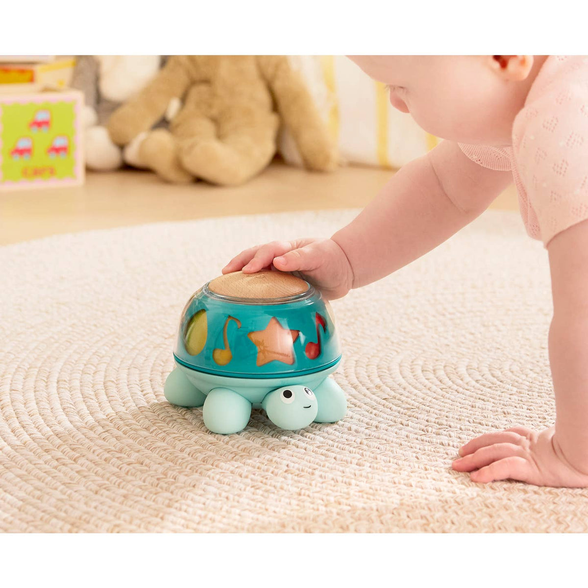 HAPE - Musical Turtle Baby Sensory Toy with Stars