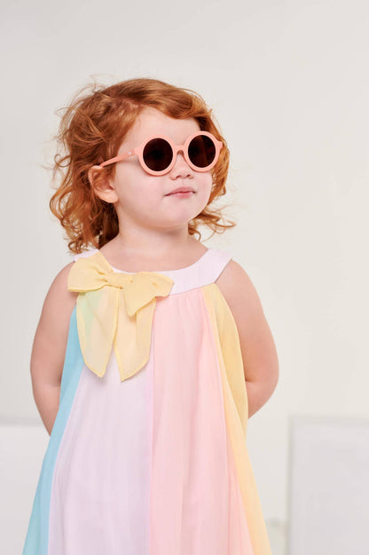 BABIATORS - Peachy Keen Euro Round Kids Sunglasses with Amber Lens